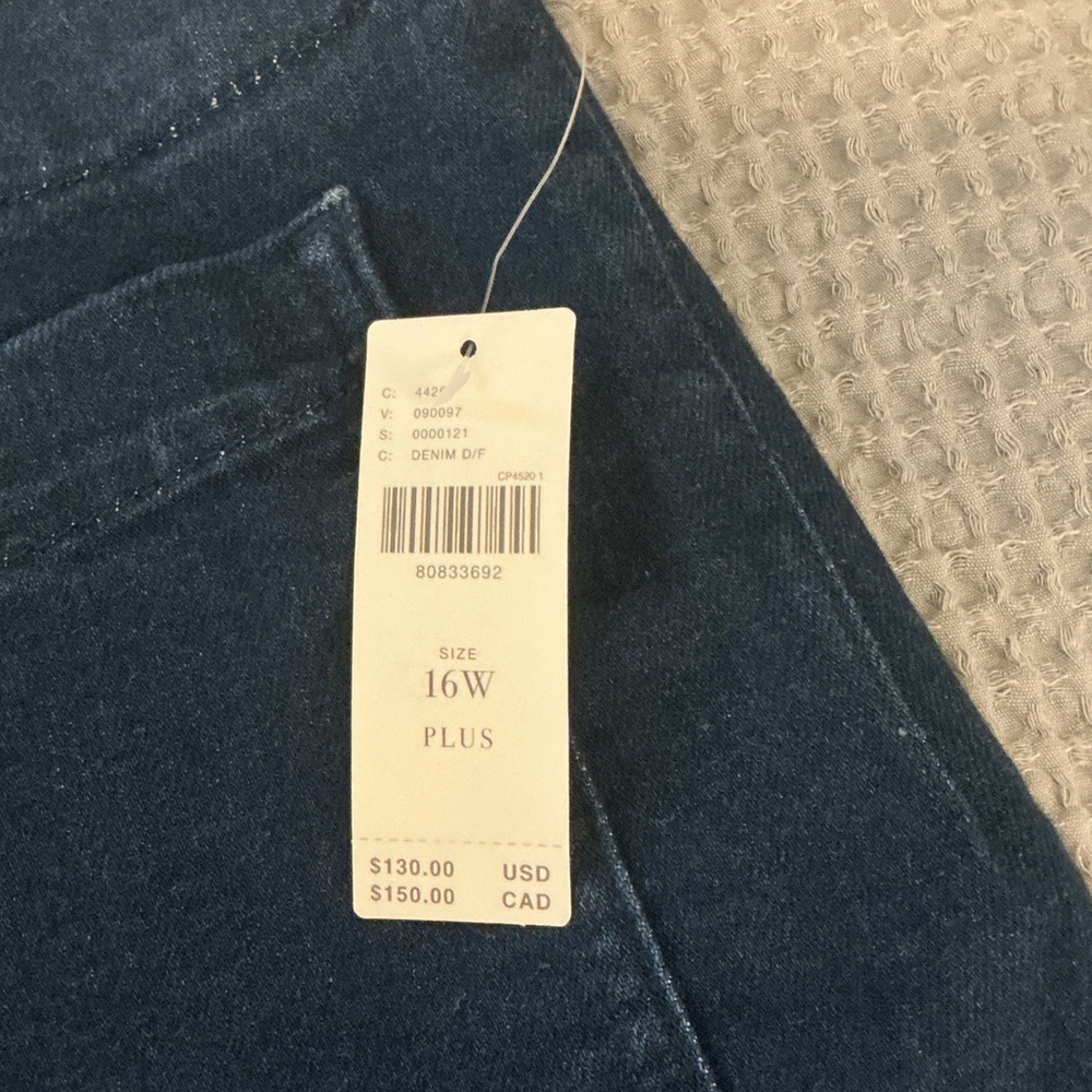 Anthropologie Maeve The Colette Crop Wide-Leg Jeans Women’s size 16W NWT - Picture 5 of 16